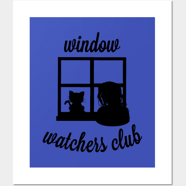 Window Watchers Club Wall Art by Emma Lorraine Aspen